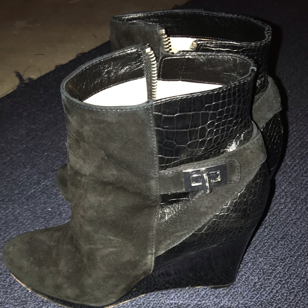 Cole Haan wedge booties
